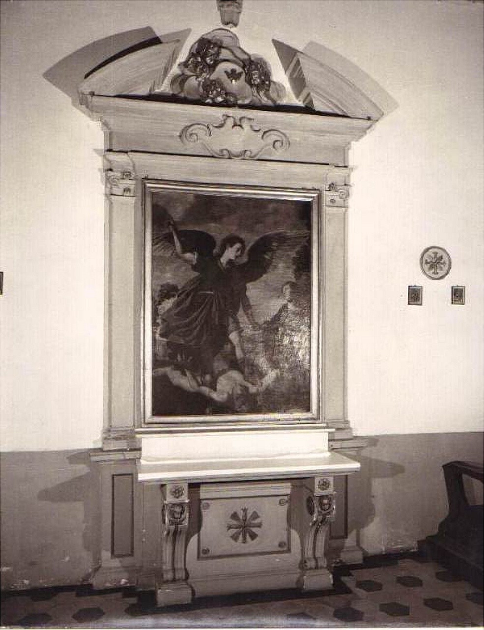 motivi decorativi (altare) - bottega toscana (fine/ inizio secc. XVIII/ XIX)
