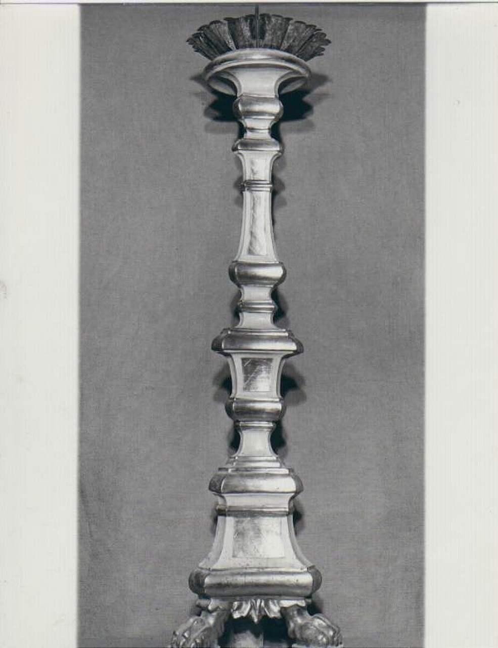 motivi decorativi geometrici (candeliere, serie) - artigianato toscano (inizio sec. XIX)