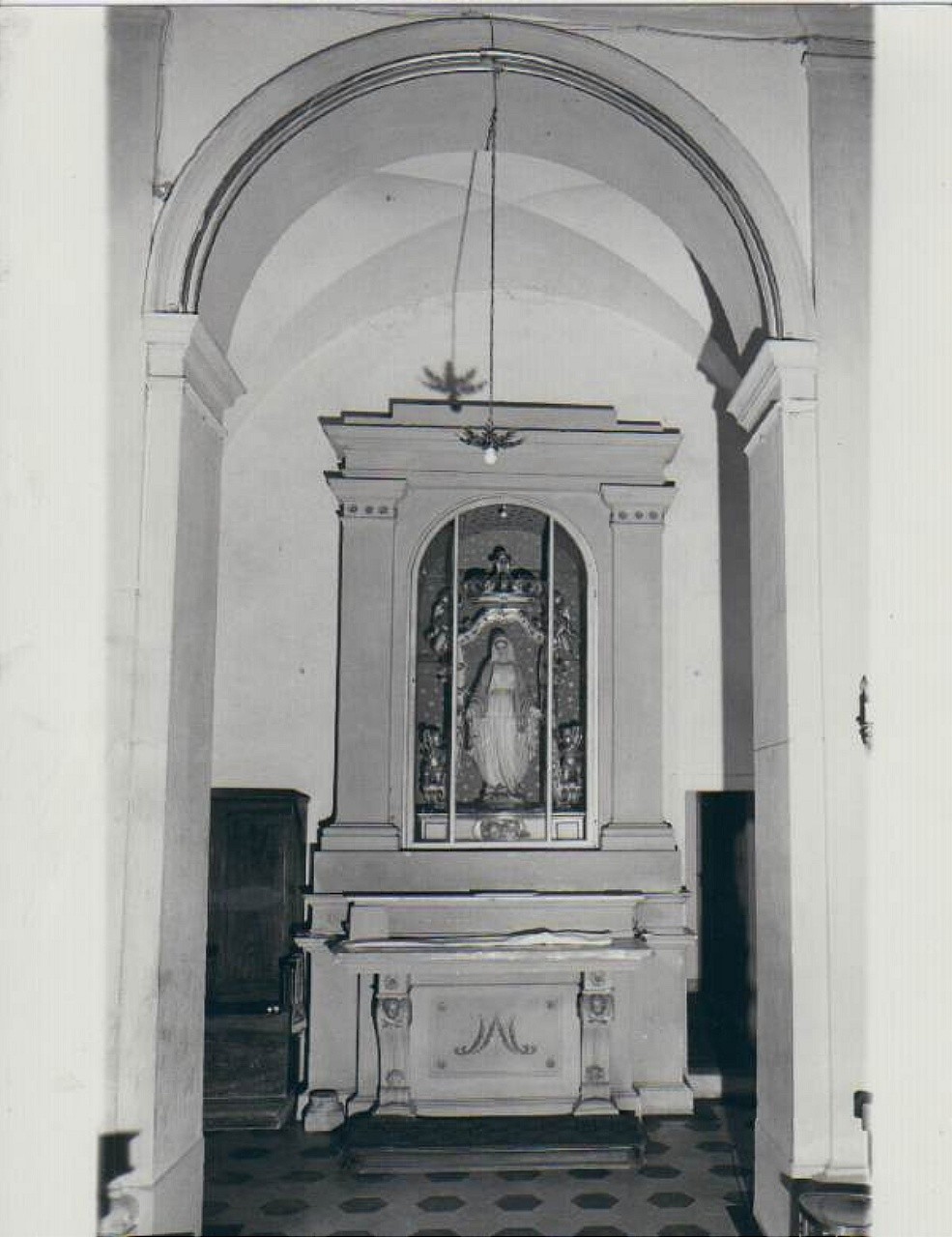 monogramma mariano (altare) - bottega toscana (inizio sec. XIX)