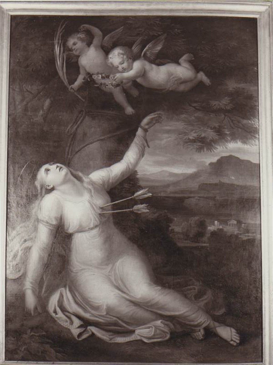 martirio di Santa Cristina (dipinto) di Wallis Traianus (secondo quarto sec. XIX)
