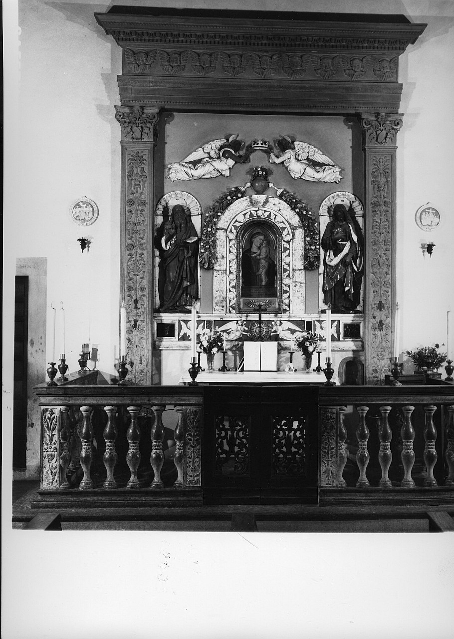 mostra d'altare - bottega toscana (fine sec. XV)
