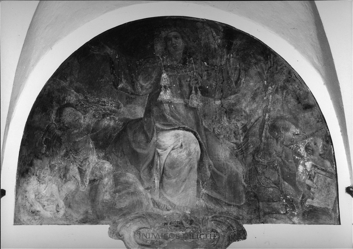 gloria di Santo Stefano (dipinto murale) di Pugliani Domenico (bottega) (sec. XVII)