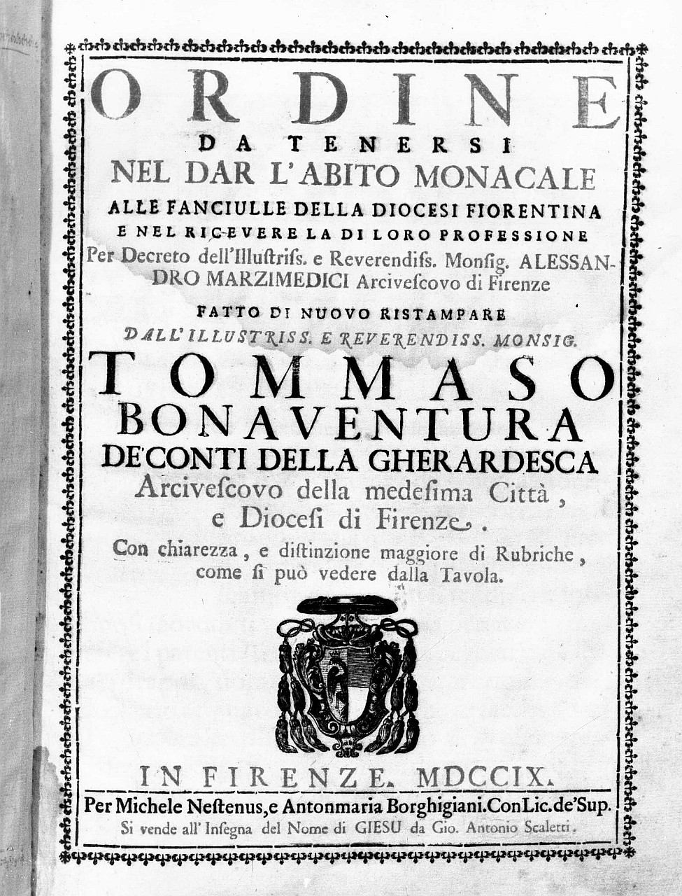 stemma cardinalizio (stampa) - ambito toscano (inizio sec. XVIII)