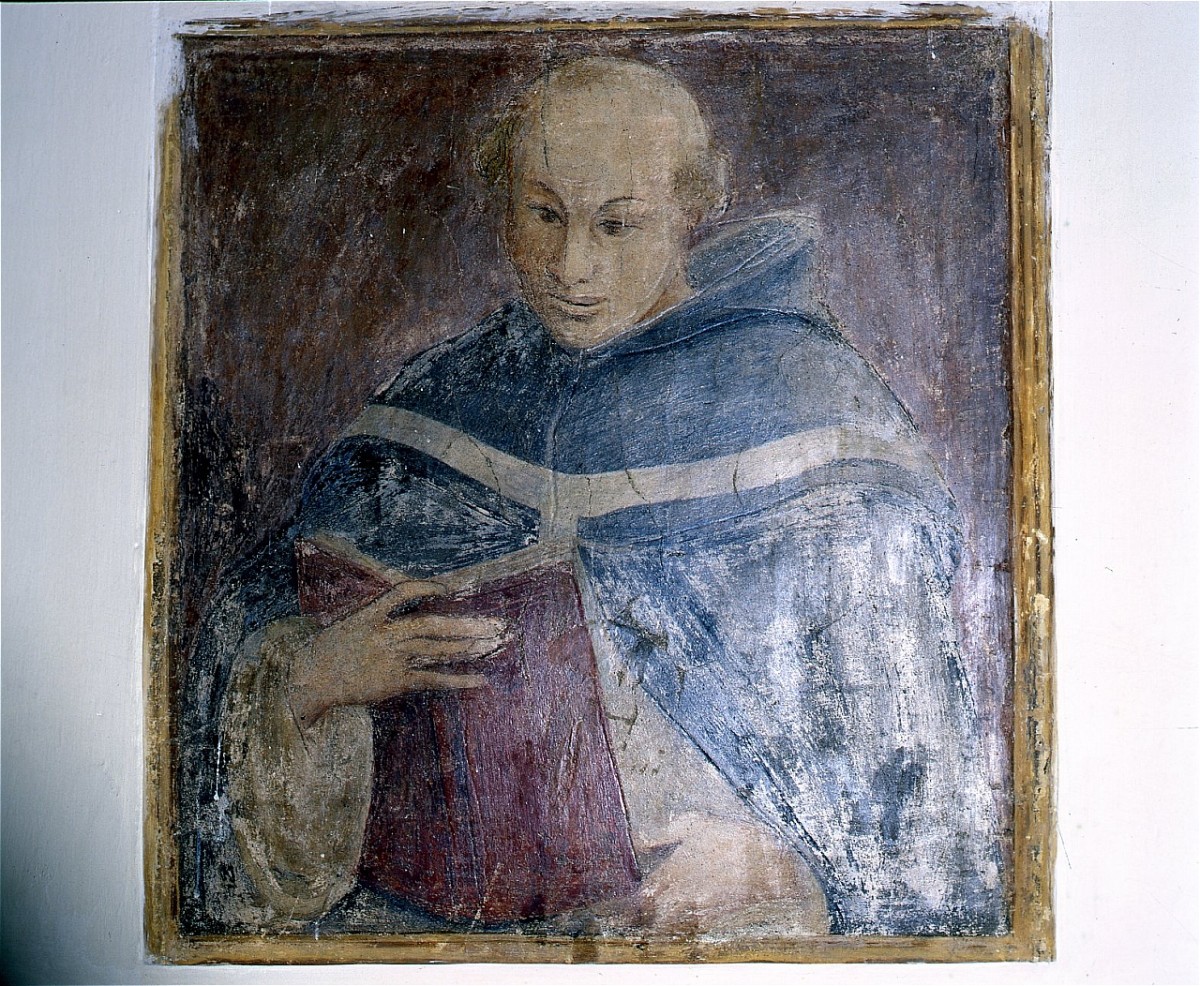 Santo domenicano (dipinto murale) - ambito fiorentino (sec. XVI)