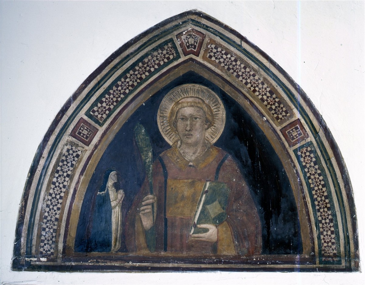 San Lorenzo (dipinto murale) di Nelli Pietro (sec. XIV)