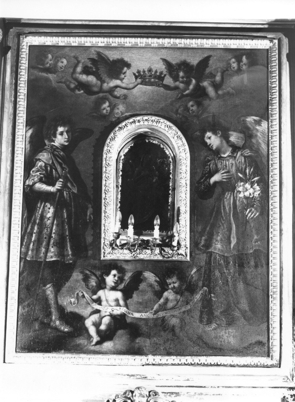 Arcangeli (dipinto) di Curradi Francesco detto Battiloro (attribuito) (sec. XVII)
