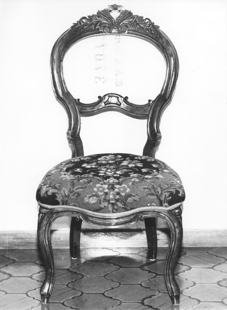 sedia, serie - artigianato toscano (fine/ inizio secc. XIX/ XX)