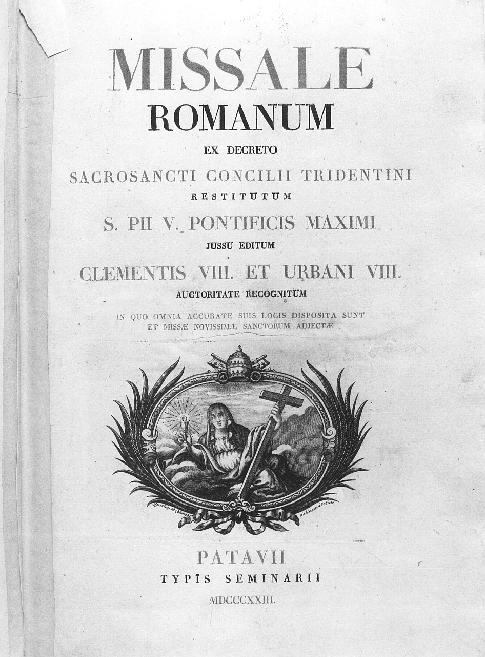 Fede (stampa) di Colombo Ignazio (prima metà sec. XIX)