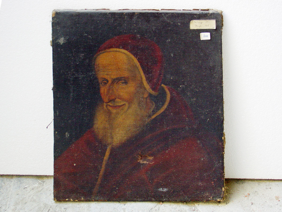 ritratto di papa (dipinto) - ambito toscano (sec. XVI)