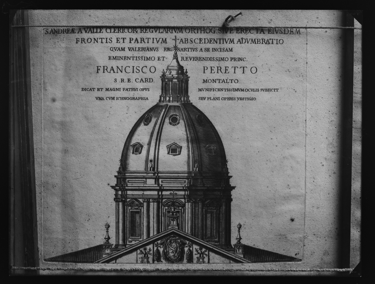Basilica di Sant'Andrea delle Fratte <Roma> - Cupole - Stampe (negativo) di laboratorio fotografico Soprintendenza Monumenti del Lazio (laboratorio) (terzo quarto XX)