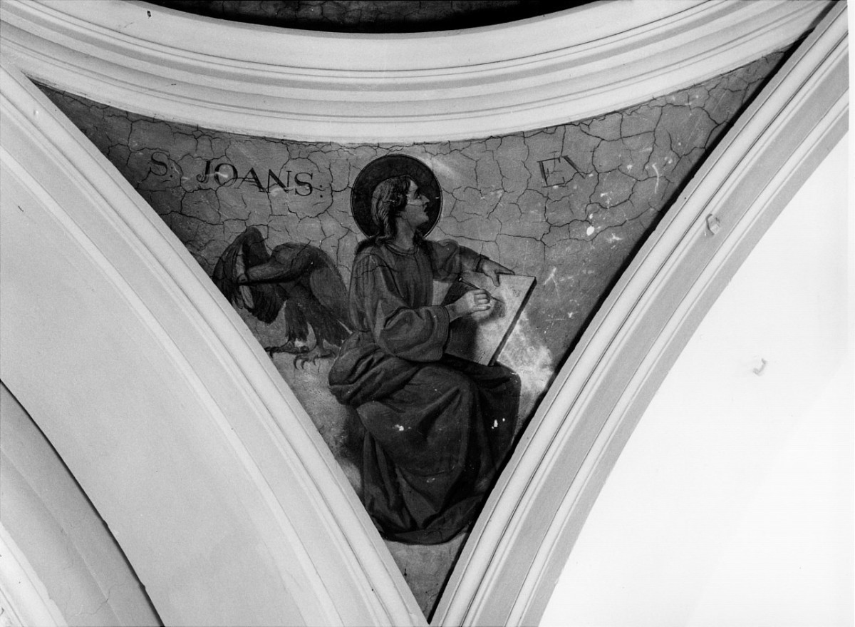 San Giovanni Evangelista (dipinto murale, complesso decorativo) - ambito fiorentino (sec. XX)