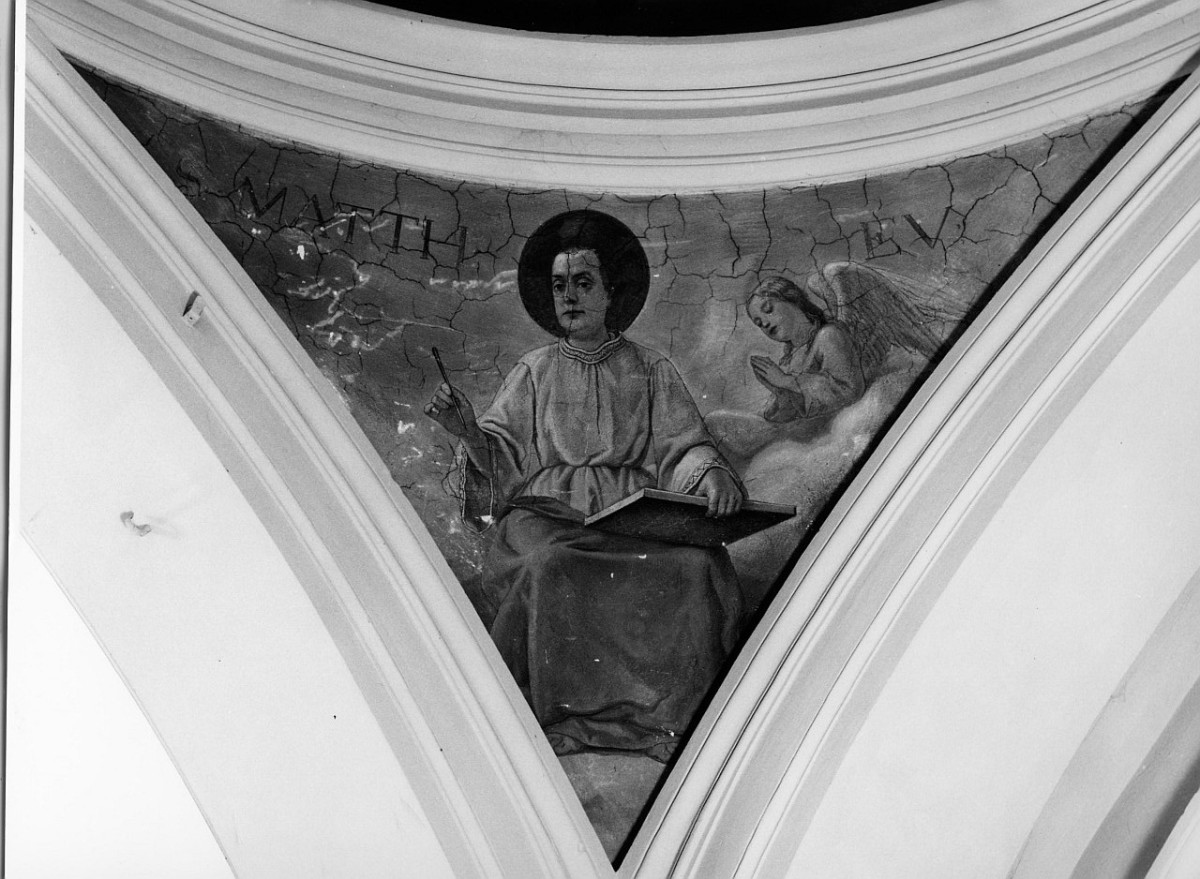 San Matteo Evangelista (dipinto murale, complesso decorativo) - ambito fiorentino (sec. XX)