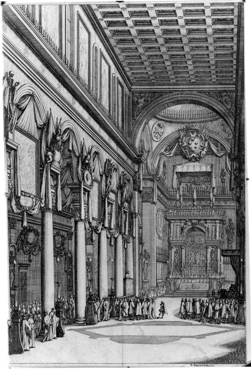 funerali (stampa) di Falda Giovan Battista, Tacca Ferdinando (sec. XVII)