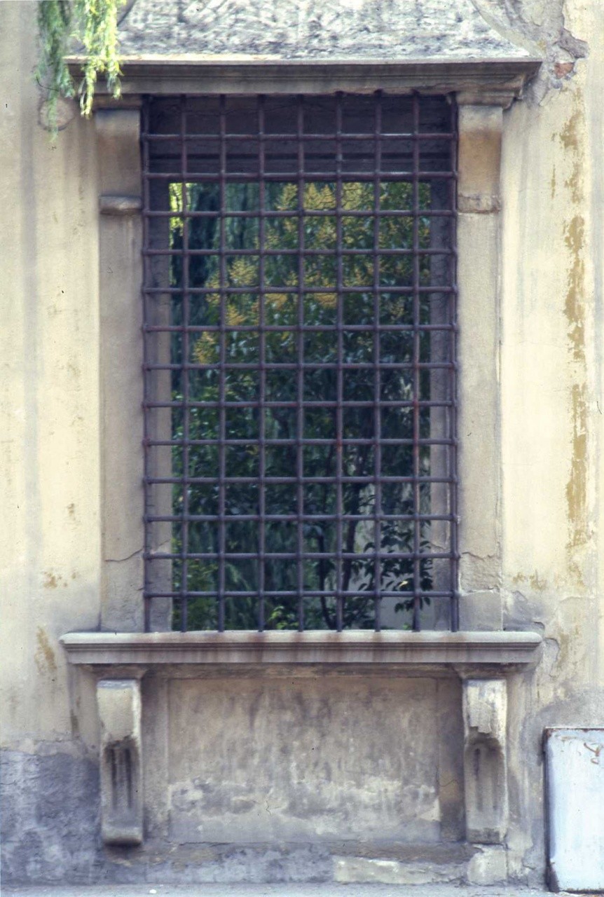 mostra di finestra, serie - bottega fiorentina (secc. XVI/ XVII)