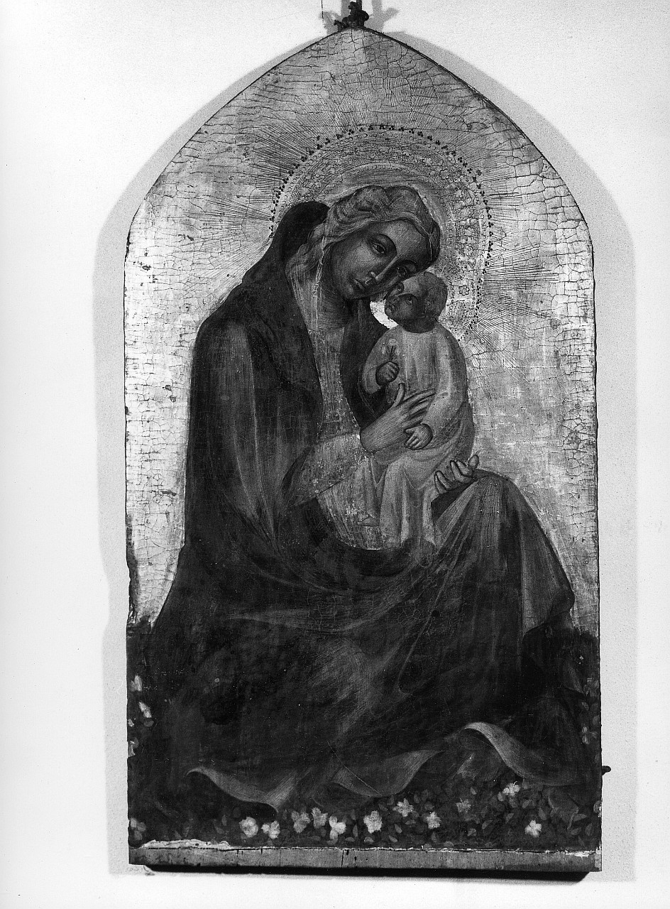 Madonna con Bambino (dipinto) di Poli Paolo (sec. XX)