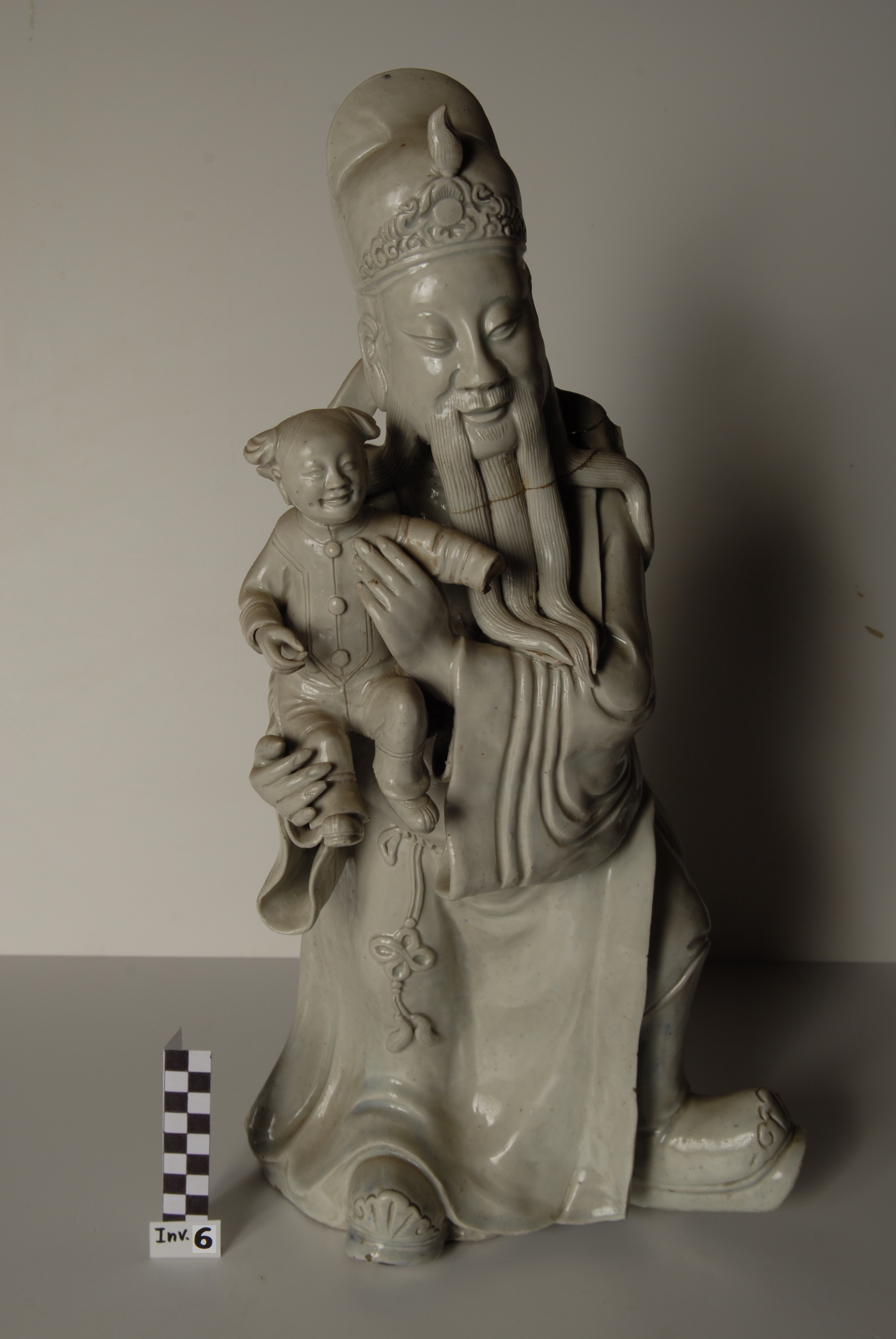 Fu shen (statuetta) - manifattura cinese (XIX)