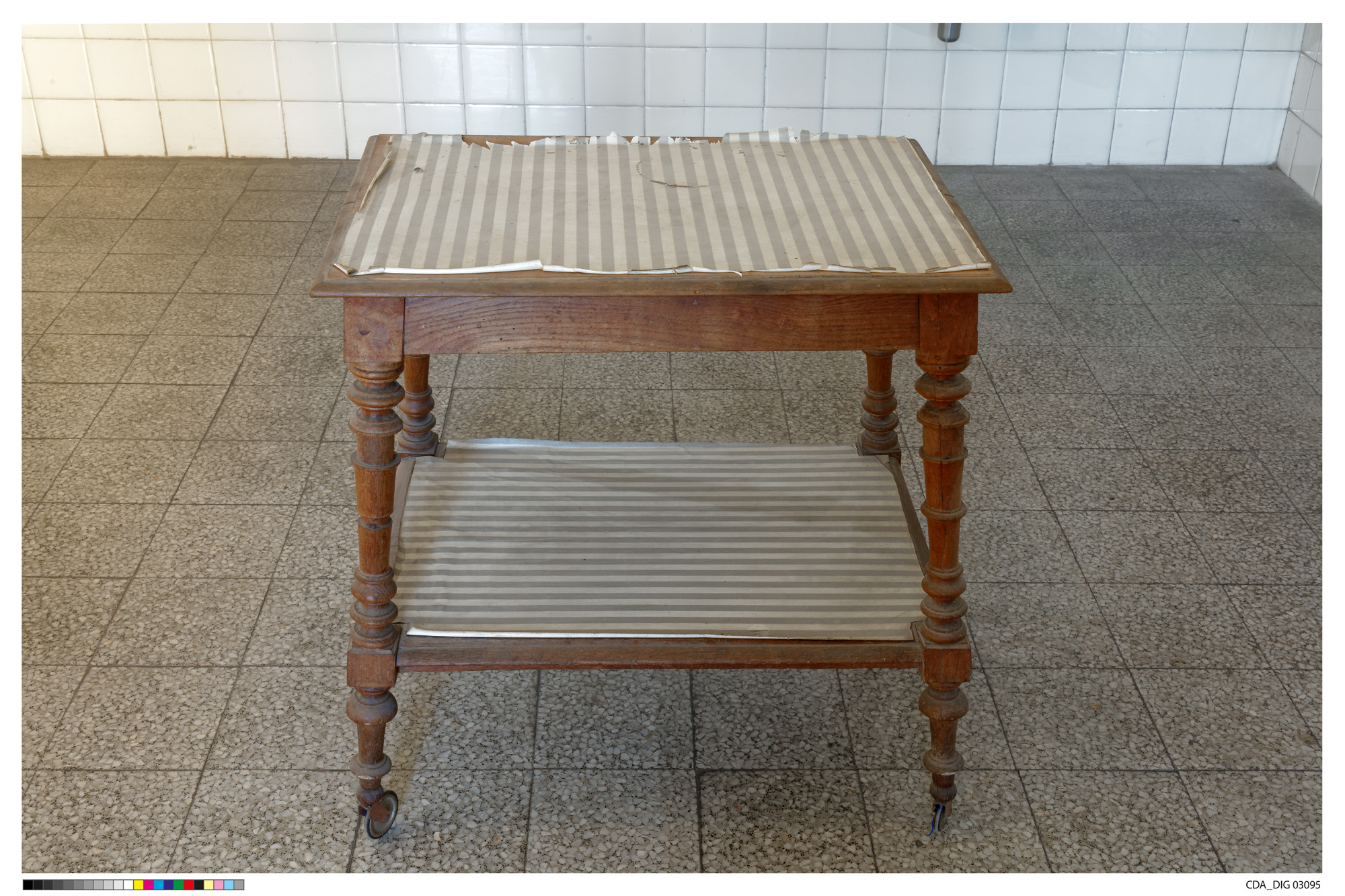tavolo carrello, opera isolata - ambito piemontese (fine/ inizio XIX-XX)