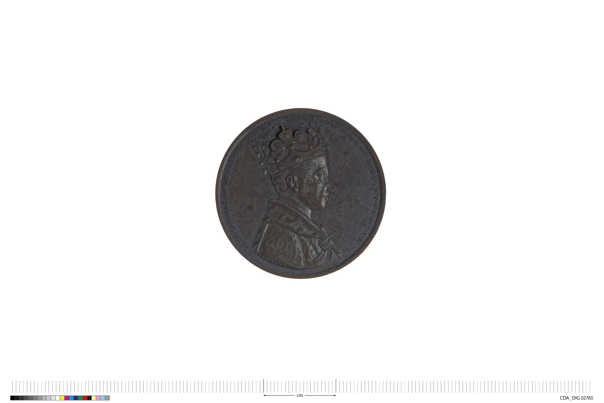 medaglia di Joseph Daniel Boehm (secondo quarto SECOLI/ XIX)