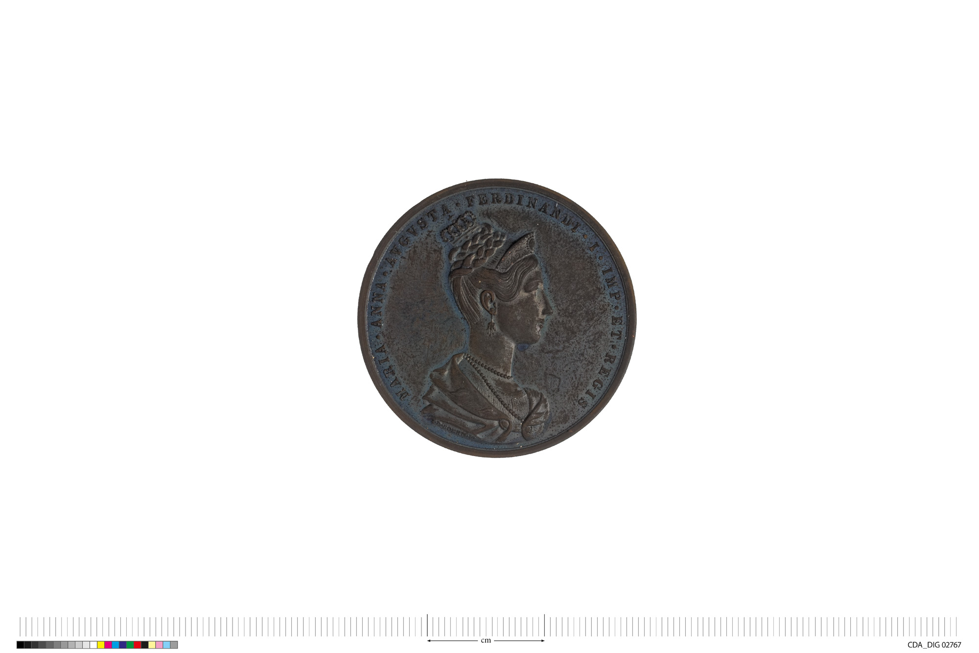 medaglia di Joseph Daniel Boehm (secondo quarto SECOLI/ XIX)