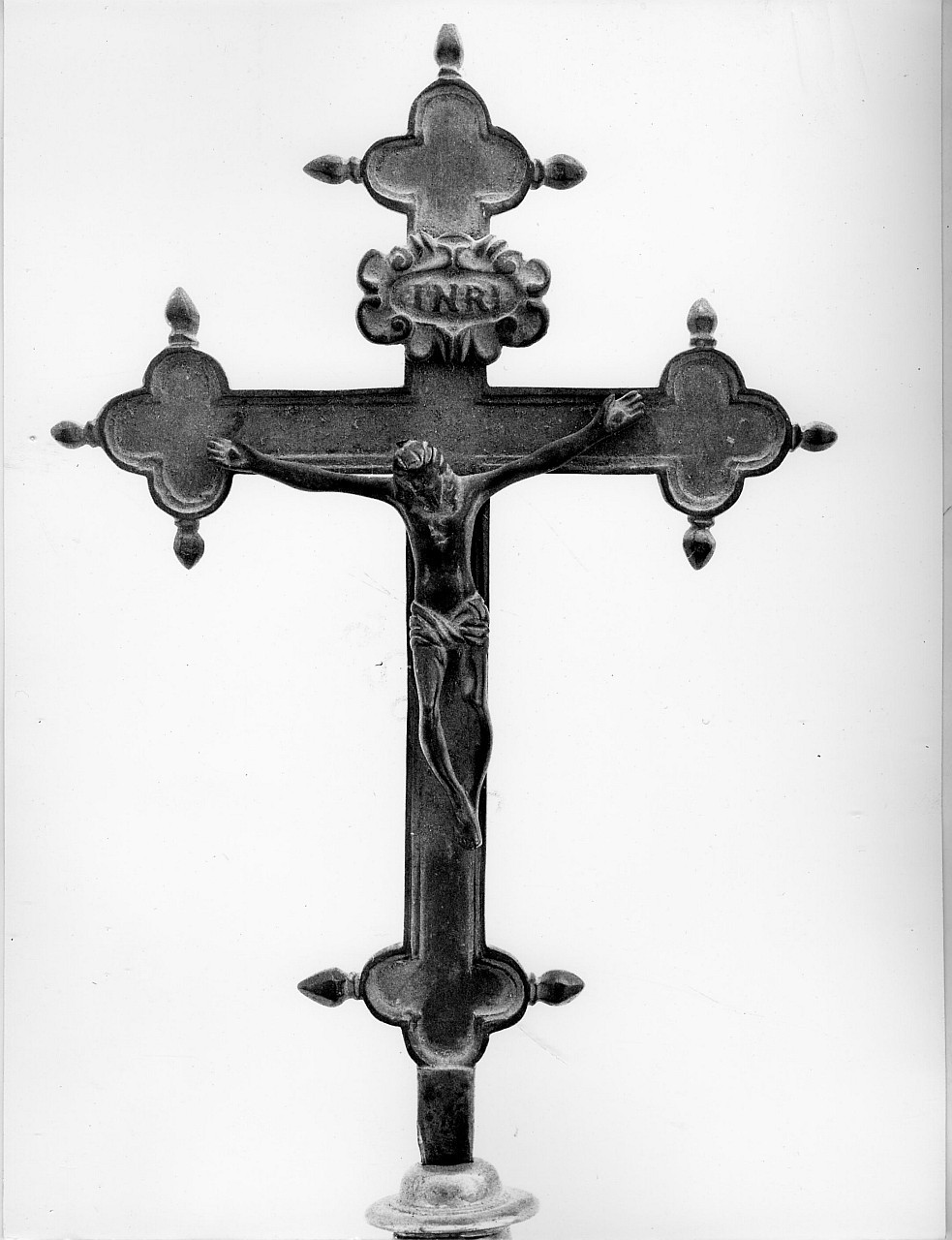 Cristo crocifisso (croce astile, opera isolata) - manifattura toscana (sec. XVII)