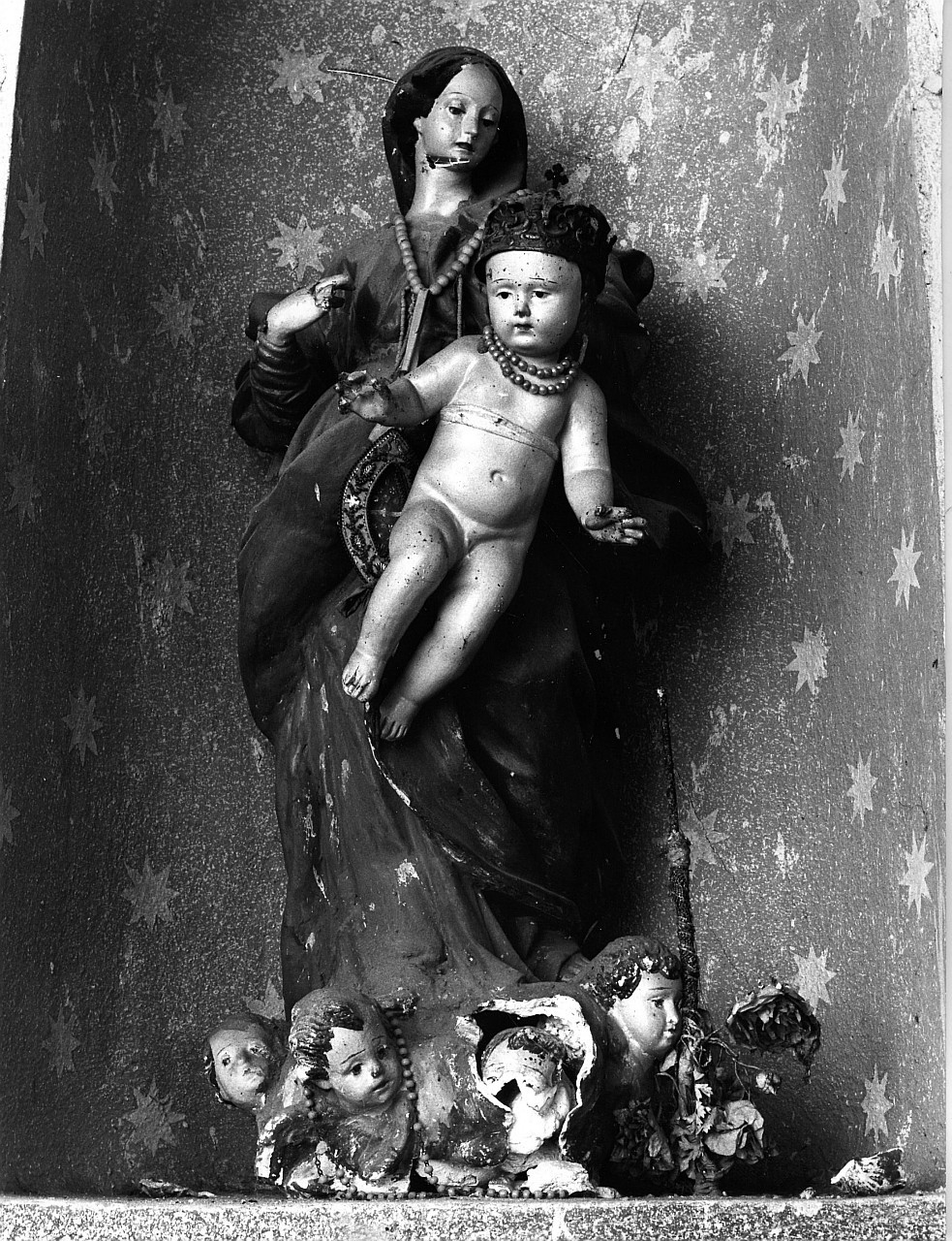 Madonna con Bambino (statua, opera isolata) - manifattura toscana (sec. XIX)