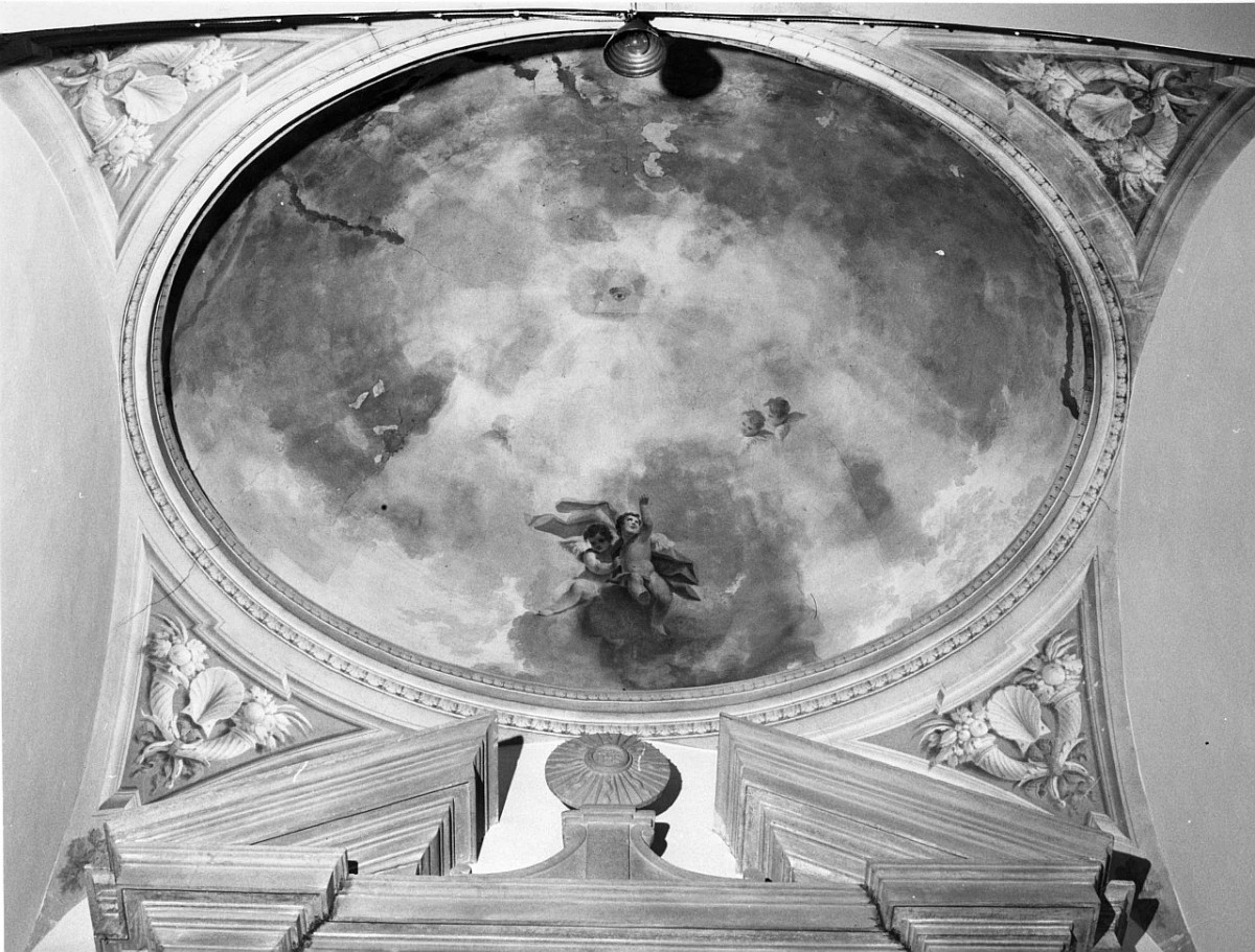 Dio Padre in gloria (soffitto dipinto) di Fedi Antonio (attribuito) (fine/ inizio secc. XVIII/ XIX)