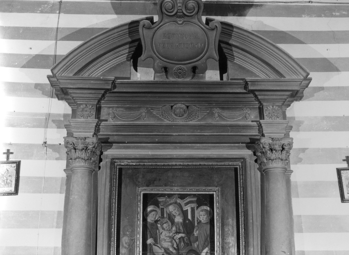 altare - a edicola - manifattura toscana (fine sec. XVII)