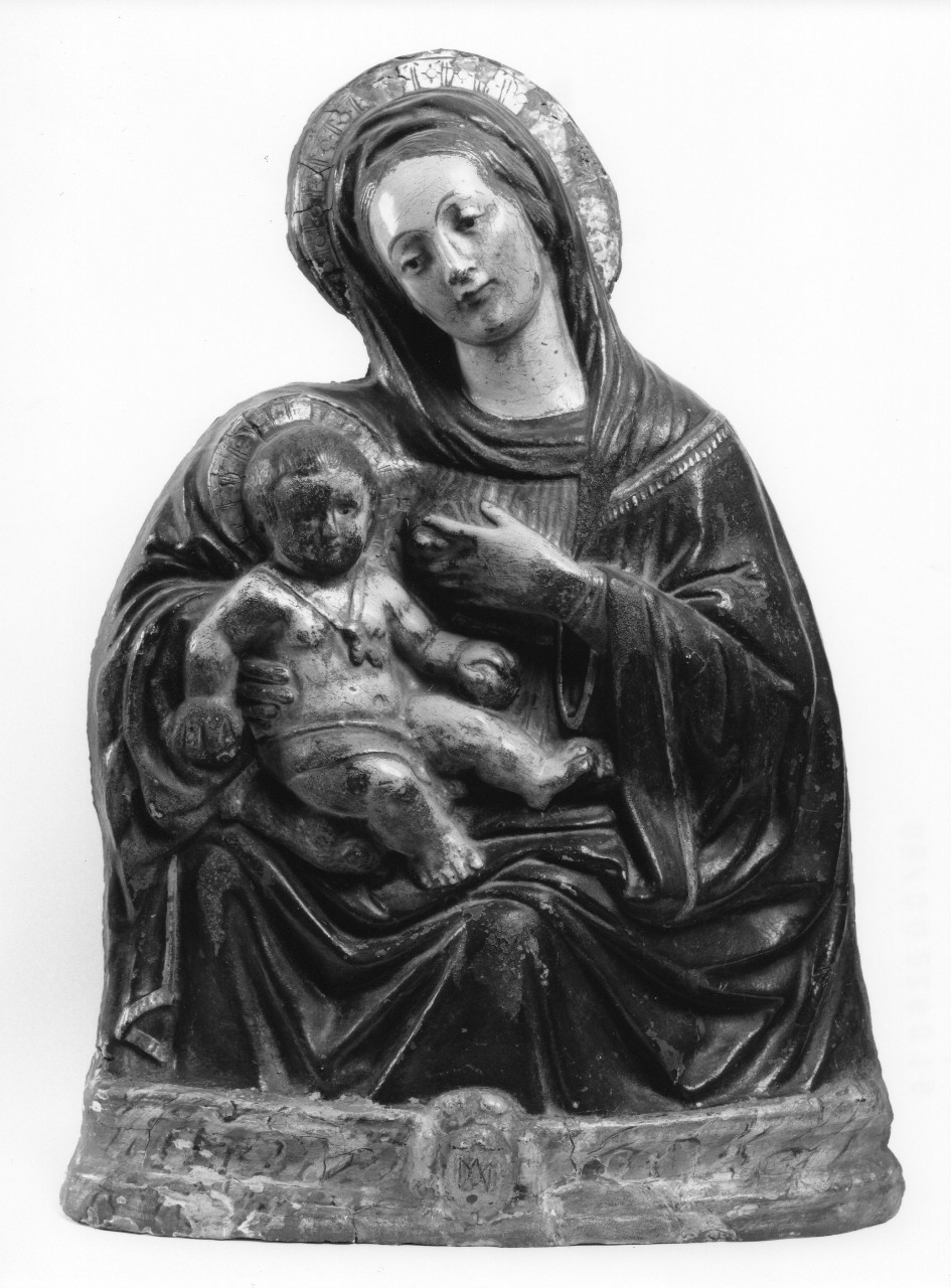 Madonna con Bambino (scultura) - bottega toscana (sec. XVII)