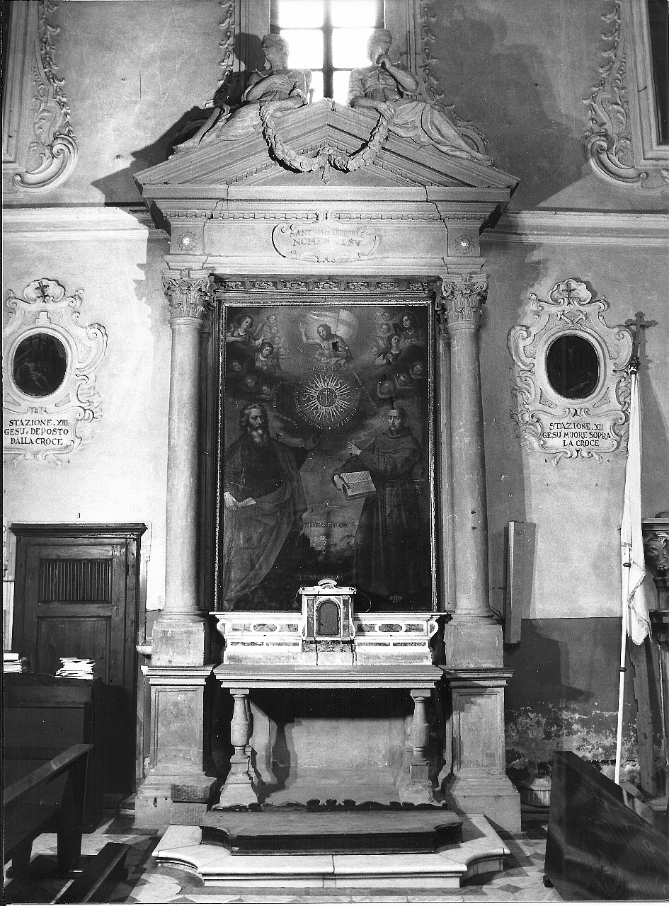 altare - a edicola - bottega toscana (sec. XVI, sec. XVII)