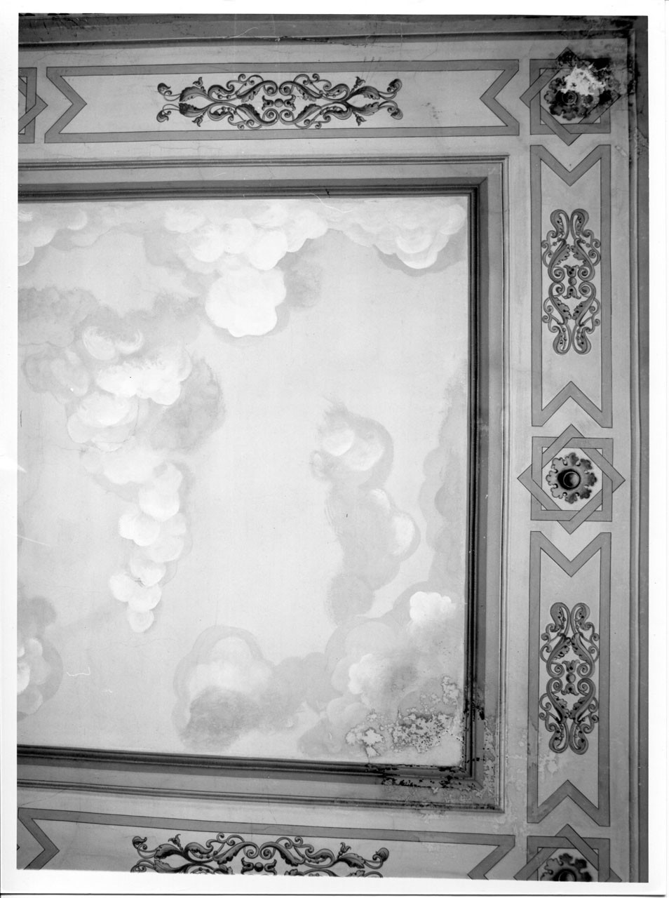cielo (dipinto murale) - ambito fiorentino (sec. XX)
