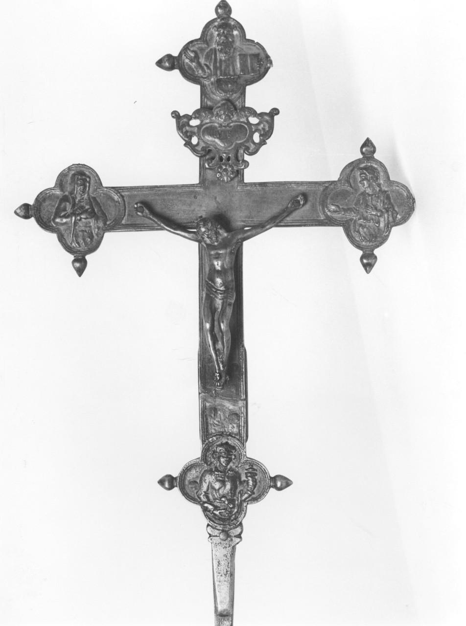 croce processionale - bottega toscana (fine sec. XVII)