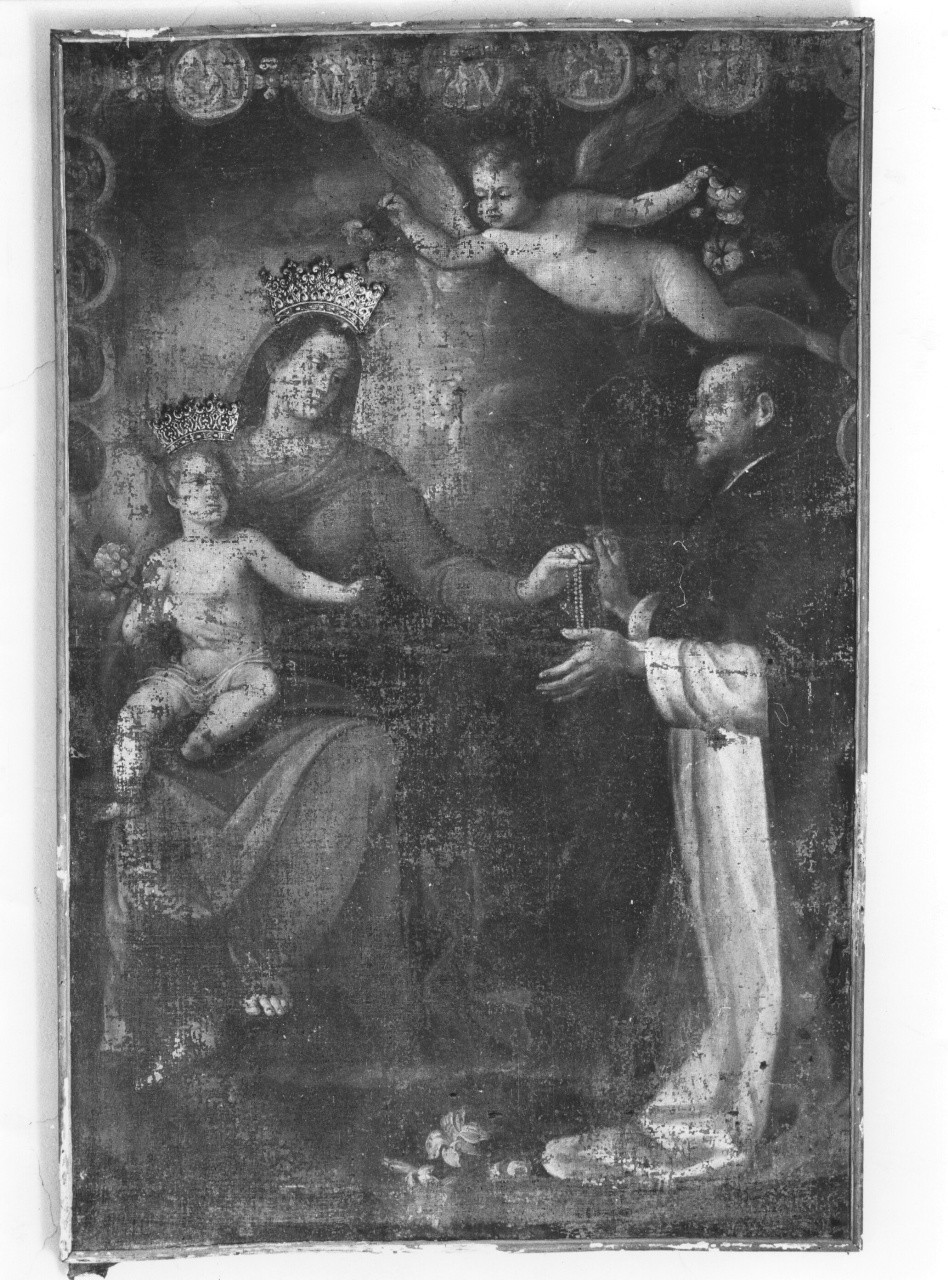 Madonna del Rosario (dipinto) - ambito toscano (metà sec. XVIII)