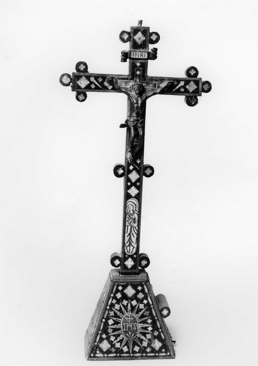 croce d'altare - bottega gerosolimitana (sec. XVIII)