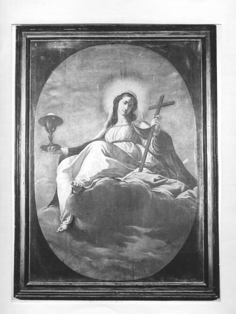 Virtù Teologali: Fede (dipinto, pendant) - ambito fiorentino (metà sec. XVII)