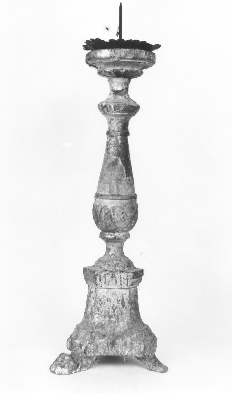 candeliere d'altare - bottega toscana (sec. XIX)
