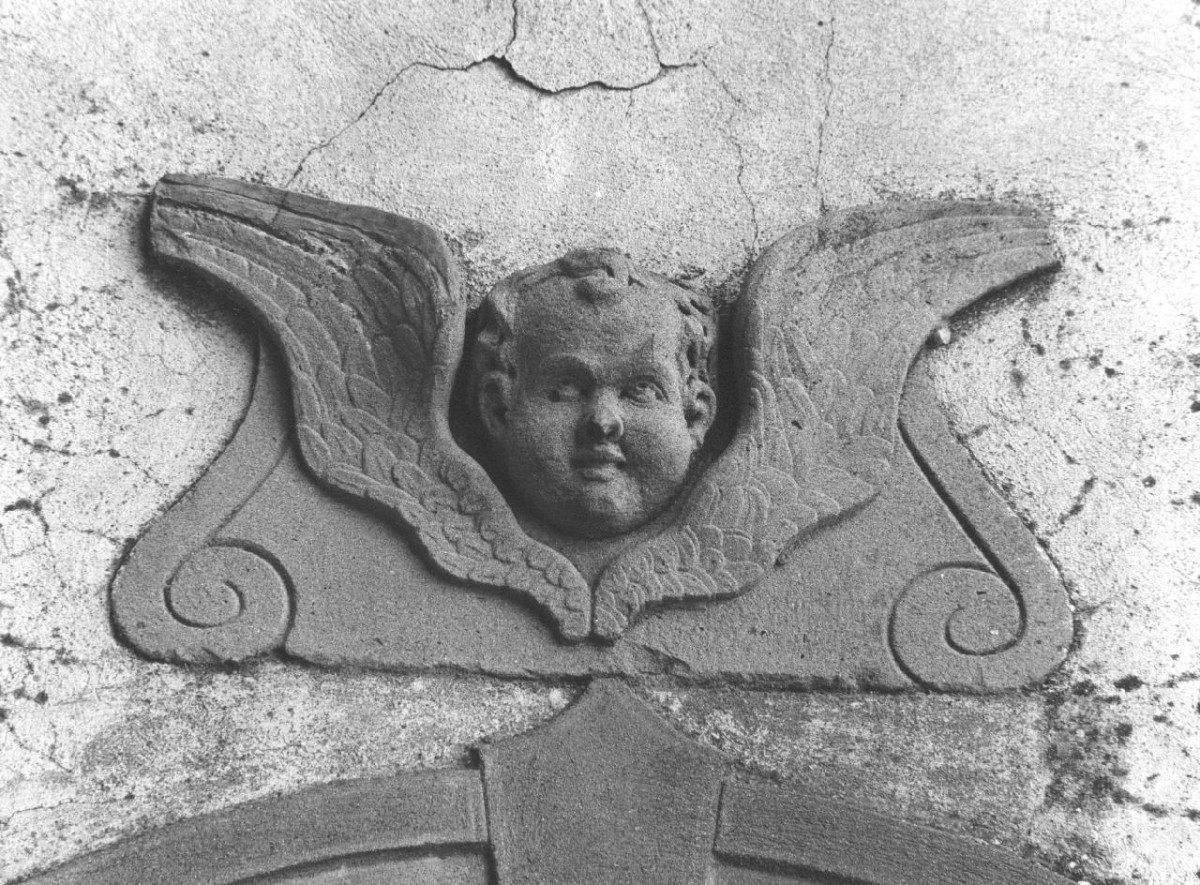 testa di cherubino (rilievo) - bottega toscana (sec. XIX)