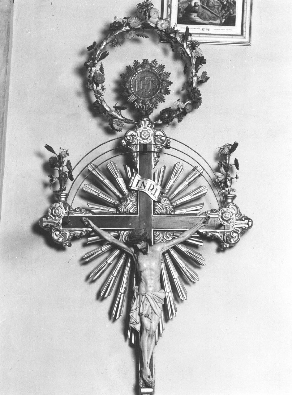 Cristo crocifisso dolente (croce processionale) - bottega toscana (sec. XIX)