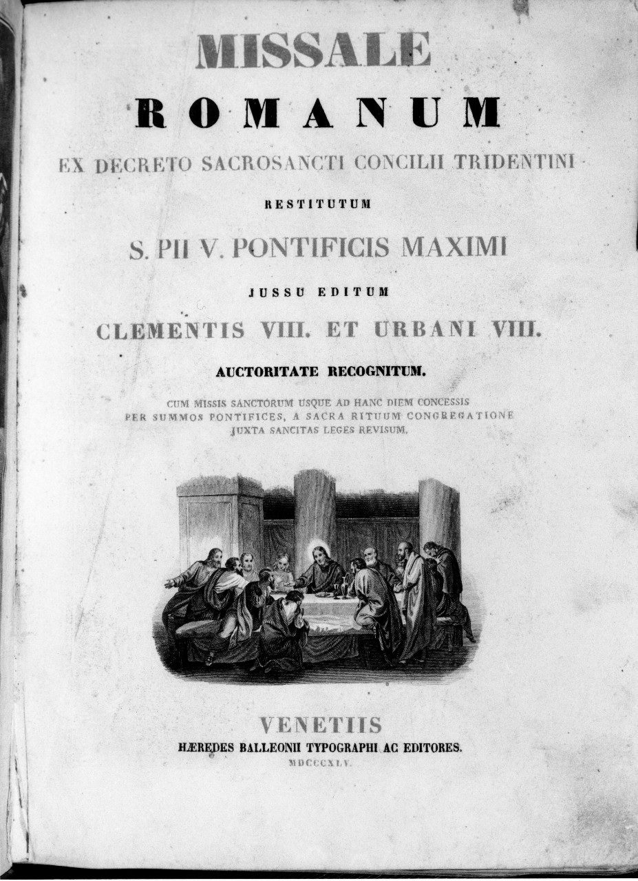 ultima cena (stampa) - ambito veneziano (prima metà sec. XIX)