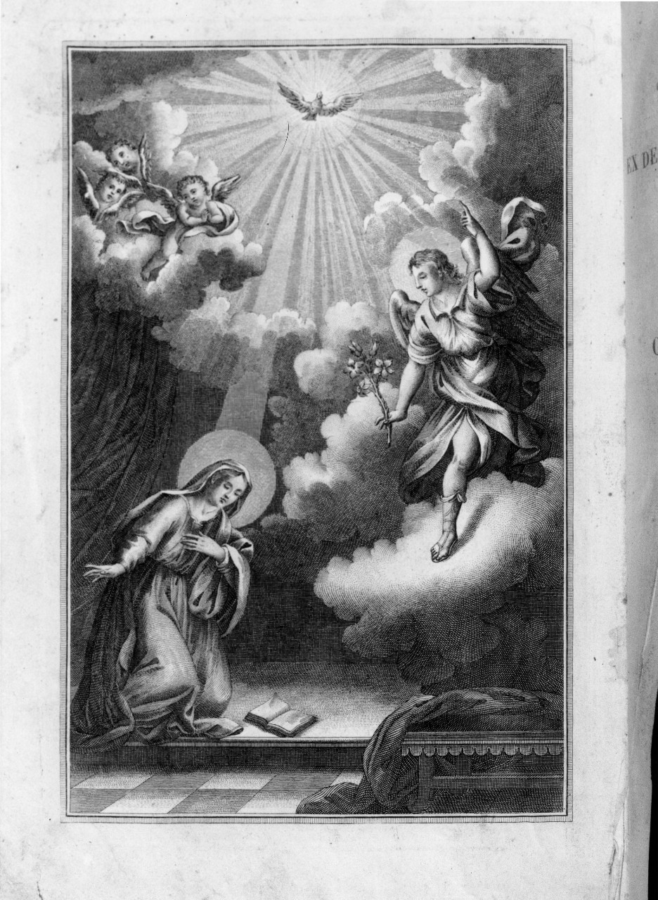 Annunciazione (stampa, serie) di Nani Antonio (sec. XIX)