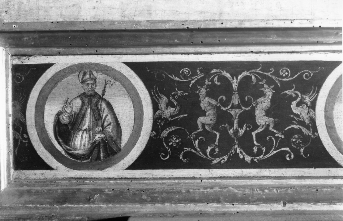 Sant'Agostino (predella, elemento d'insieme) di Botticelli (bottega), Bartolomeo d'Antonio (seconda metà sec. XV)
