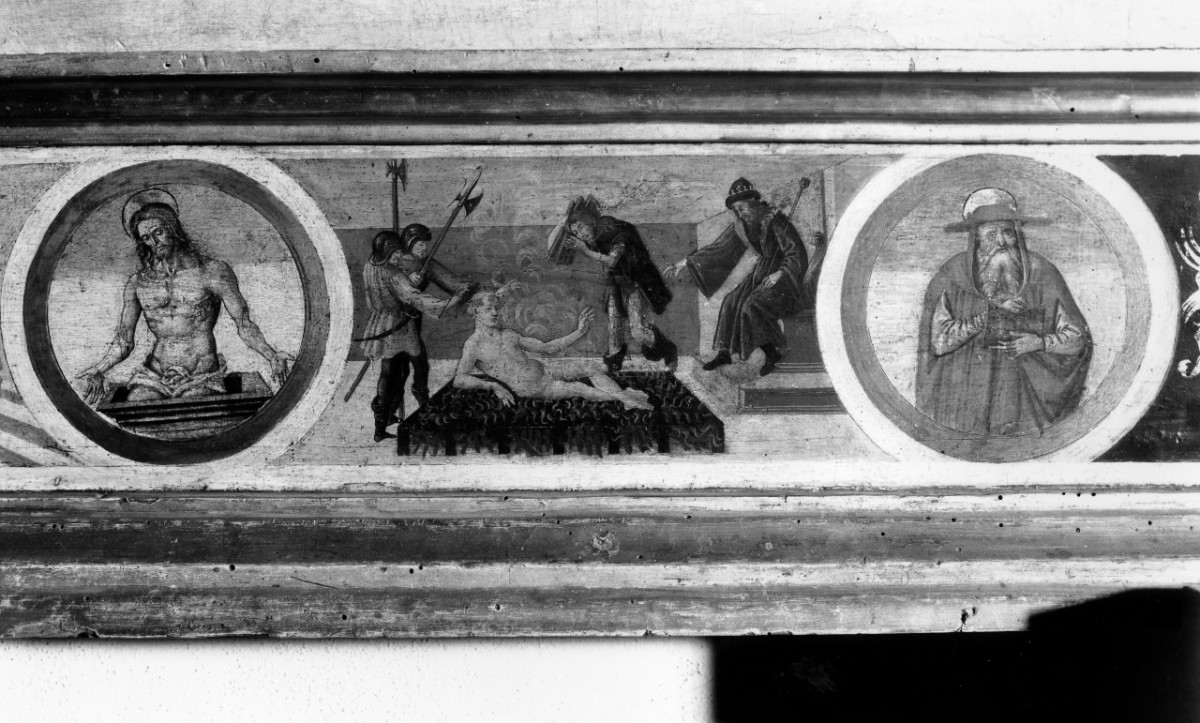 martirio di San Lorenzo (predella, elemento d'insieme) di Botticelli (bottega), Bartolomeo d'Antonio (seconda metà sec. XV)