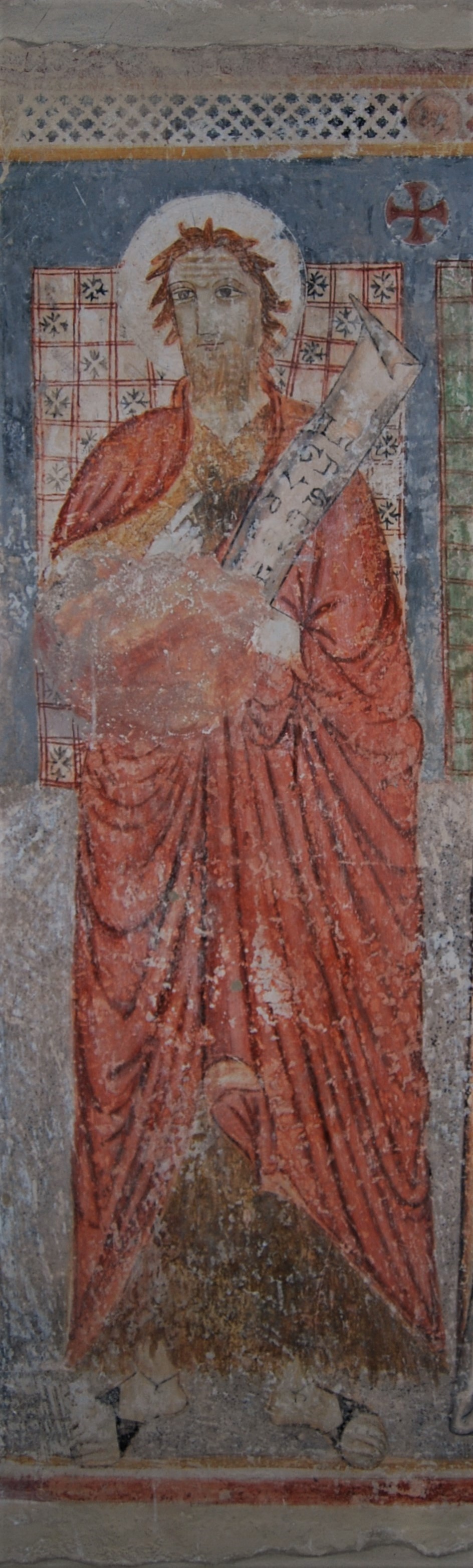 S. Giovanni Battista, S. Giovanni Battista (dipinto, complesso decorativo) - ambito abruzzese (inizio XV)