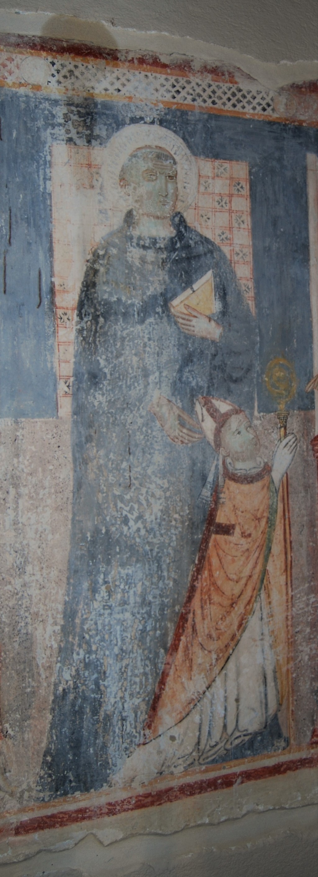 S. Benedetto, S. Benedetto (dipinto, complesso decorativo) - ambito abruzzese (inizio XV)