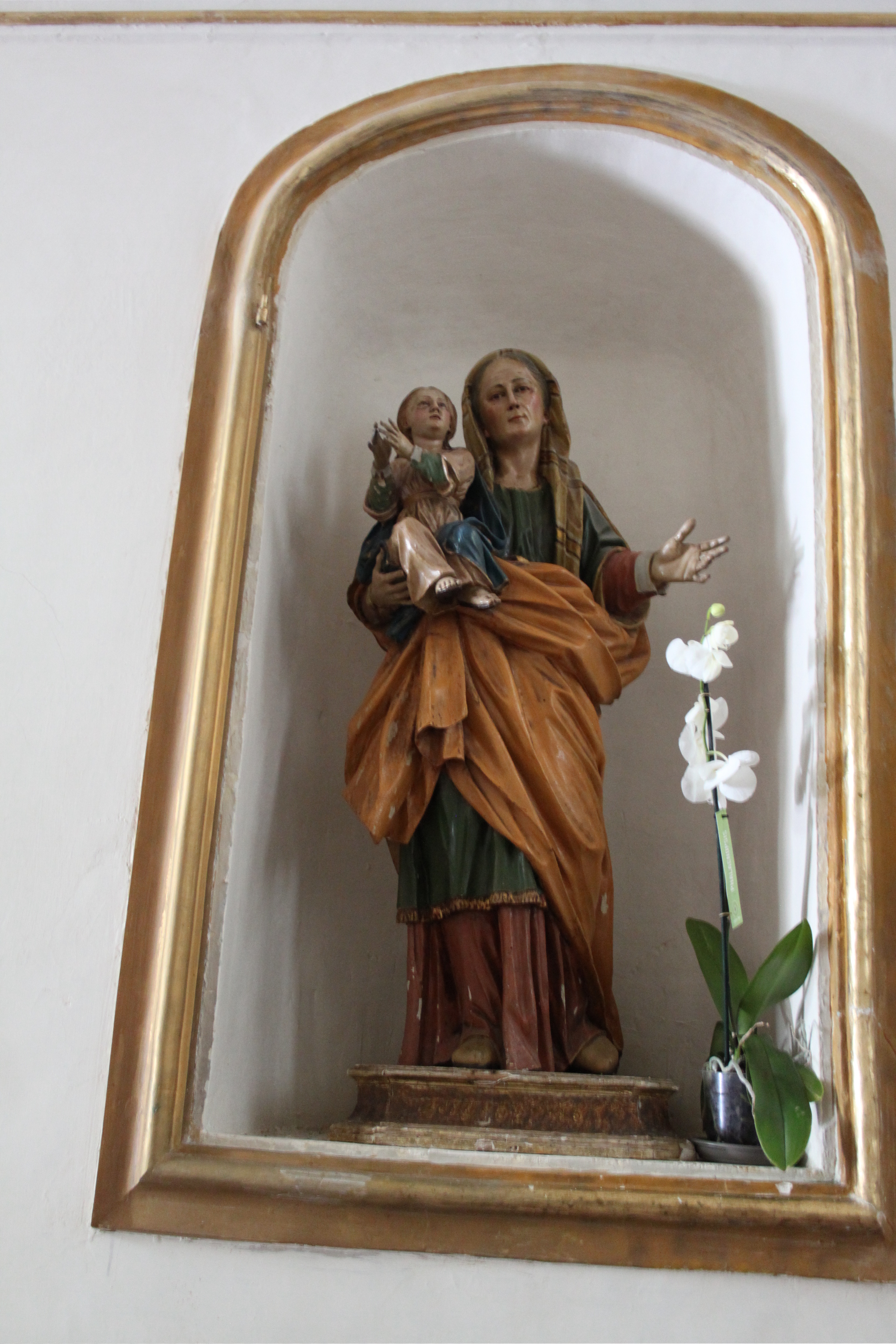Sant'Anna con Maria bambina (statua, opera isolata) - ambito abruzzese (XIX)
