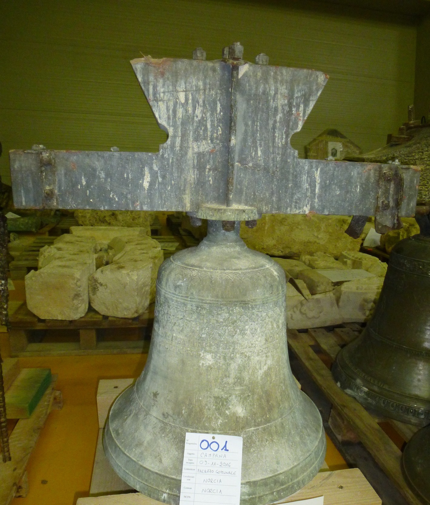 campana, opera isolata di Bastanzetti D (attribuito) - produzione Italia centrale (XX)