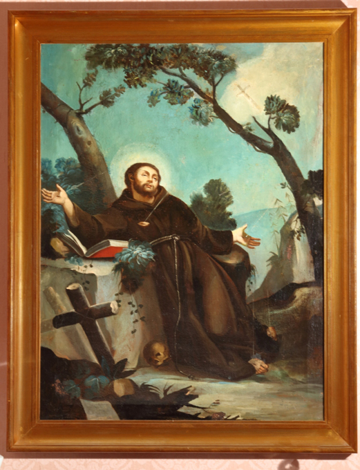 San Francesco in estasi, Estasi di San Francesco (dipinto) - ambito italiano (XVIII - XIX)