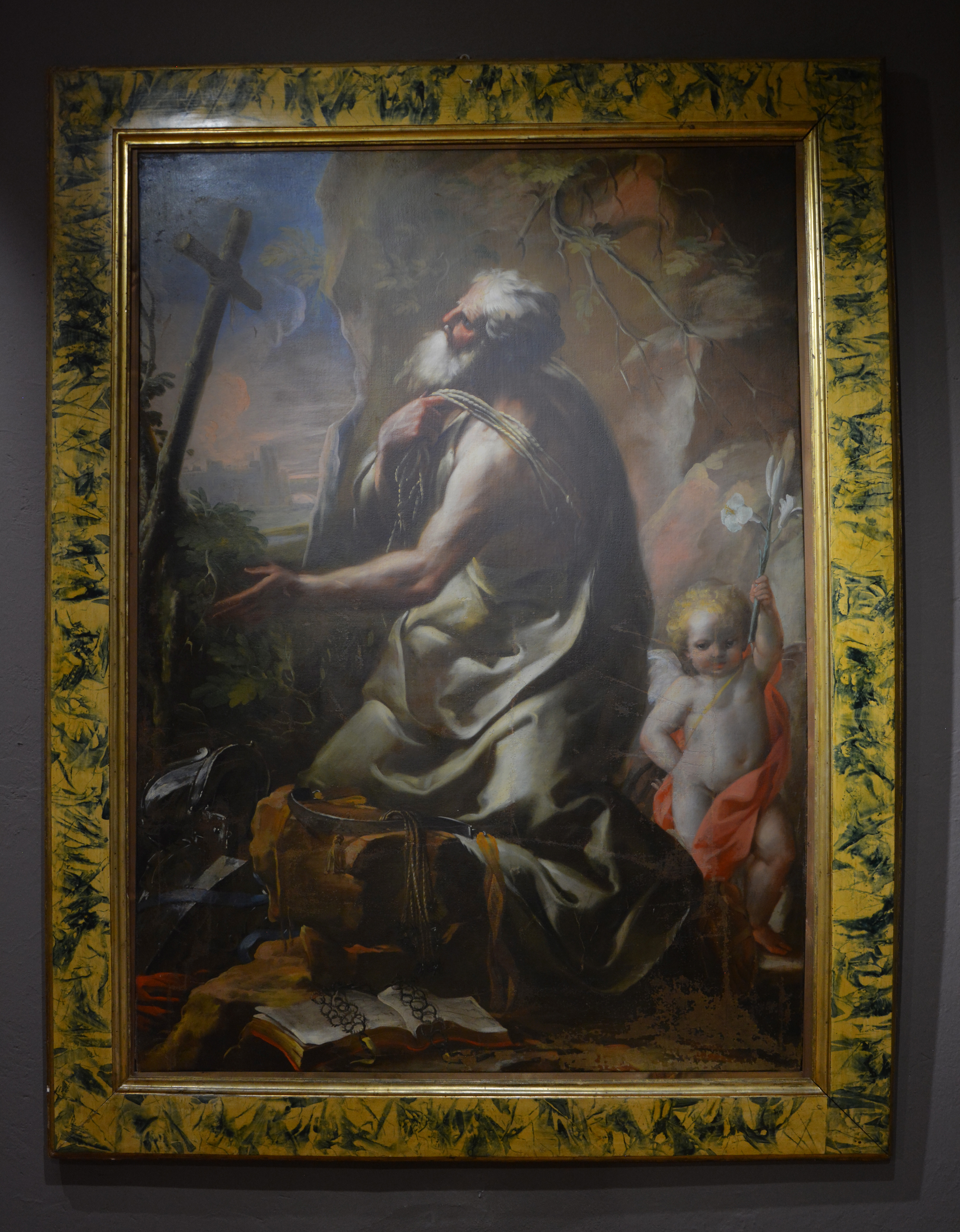 San Girolamo penitente (dipinto, opera isolata) di Puccini Biagio (attribuito) (XVIII)