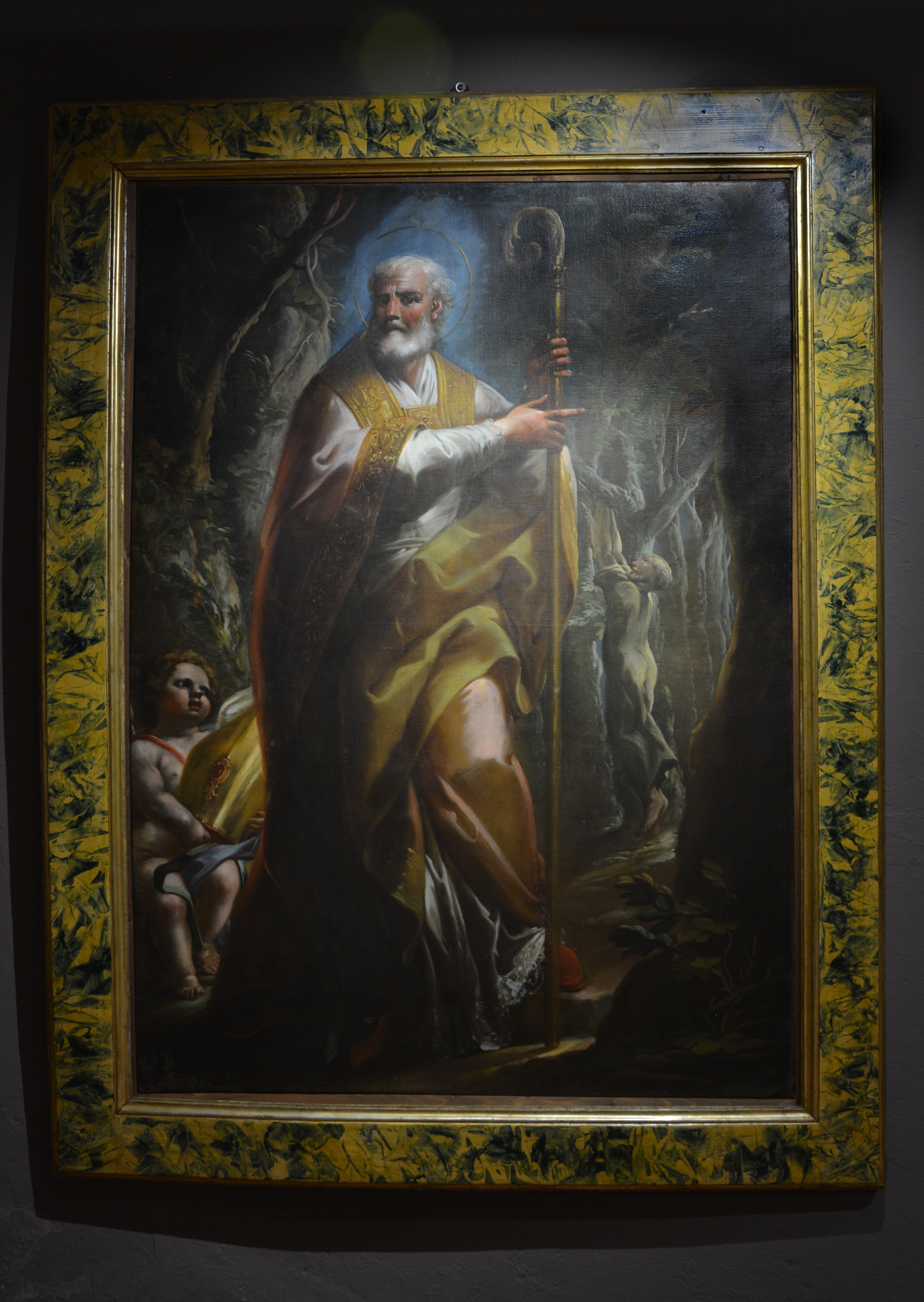 San Severino Vescovo con San Vittorino da Pioraco (dipinto, opera isolata) di Puccini Biagio (attribuito) (XVIII)