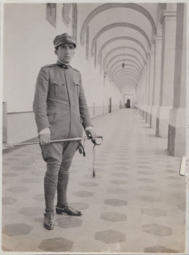 Uomo - Ritratto fotografico (positivo) di fotografia ritrattistica Prima Guerra mondiale (primo quarto XX)