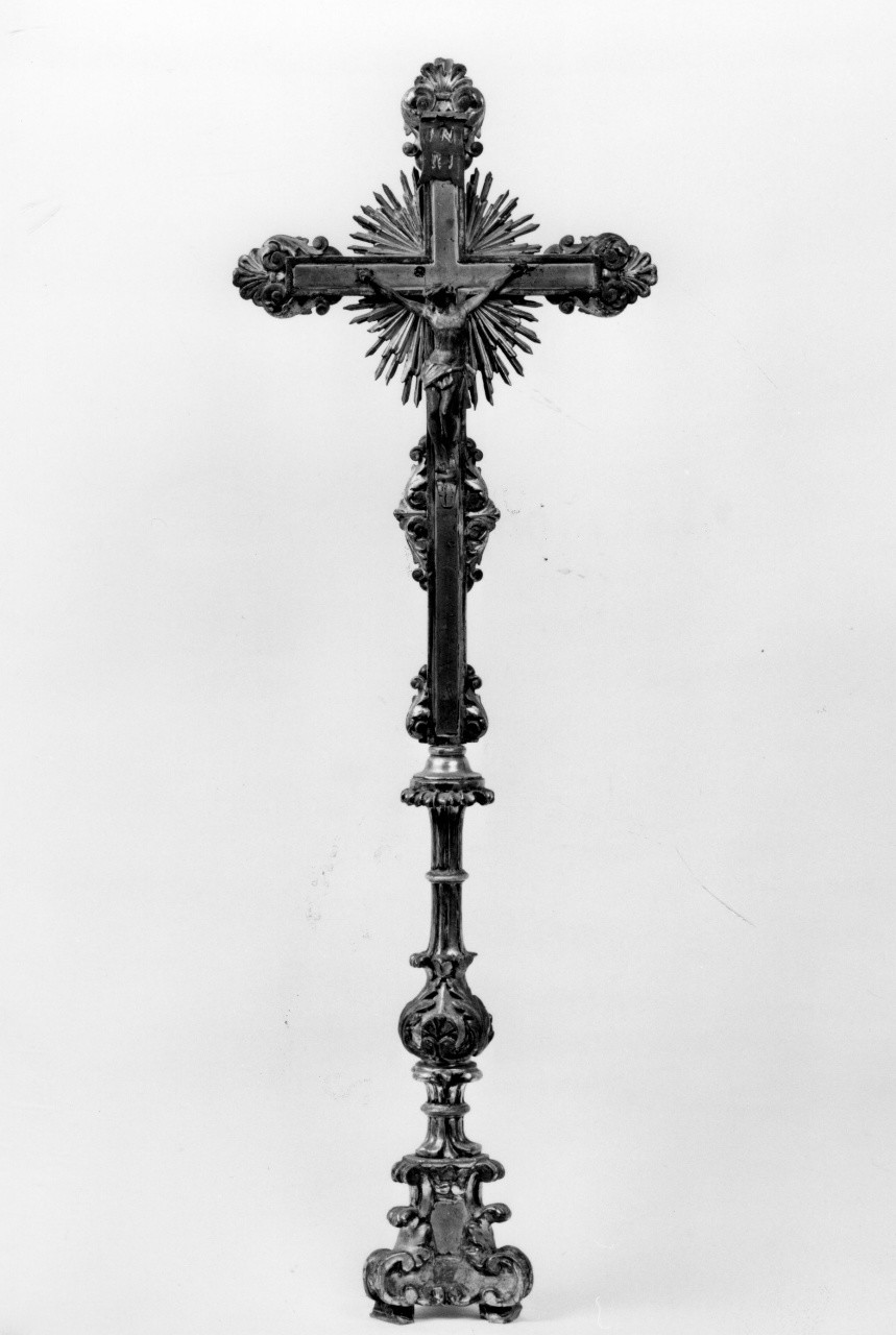 Cristo crocifisso (croce) - artigianato toscano (sec. XVIII)